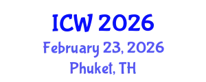 International Conference on Wastewater (ICW) February 23, 2026 - Phuket, Thailand