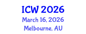 International Conference on Wastewater (ICW) March 16, 2026 - Melbourne, Australia