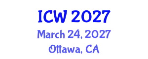International Conference on Wastewater (ICW) March 24, 2027 - Ottawa, Canada
