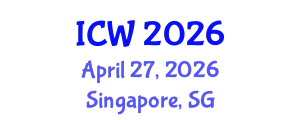 International Conference on Wastewater (ICW) April 27, 2026 - Singapore, Singapore