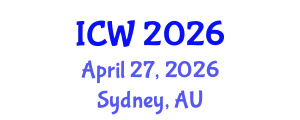 International Conference on Wastewater (ICW) April 27, 2026 - Sydney, Australia