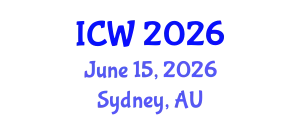International Conference on Wastewater (ICW) June 15, 2026 - Sydney, Australia