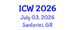 International Conference on Wastewater (ICW) July 03, 2026 - Santorini, Greece