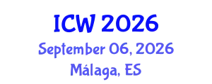 International Conference on Wastewater (ICW) September 06, 2026 - Málaga, Spain