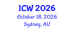 International Conference on Wastewater (ICW) October 18, 2026 - Sydney, Australia
