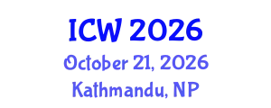 International Conference on Wastewater (ICW) October 21, 2026 - Kathmandu, Nepal