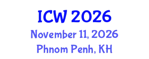 International Conference on Wastewater (ICW) November 11, 2026 - Phnom Penh, Cambodia