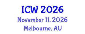 International Conference on Wastewater (ICW) November 11, 2026 - Melbourne, Australia