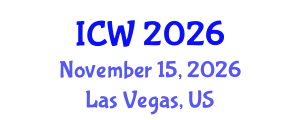 International Conference on Wastewater (ICW) November 15, 2026 - Las Vegas, United States