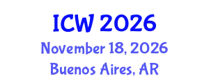 International Conference on Wastewater (ICW) November 18, 2026 - Buenos Aires, Argentina
