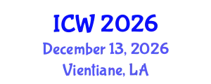 International Conference on Wastewater (ICW) December 13, 2026 - Vientiane, Laos