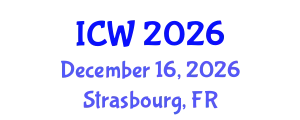 International Conference on Wastewater (ICW) December 16, 2026 - Strasbourg, France