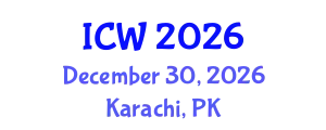 International Conference on Wastewater (ICW) December 30, 2026 - Karachi, Pakistan