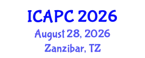 International Conference on Air Pollution and Control (ICAPC) August 28, 2026 - Zanzibar, Tanzania