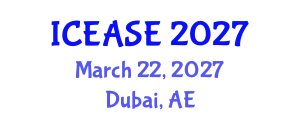 International Conference on Evaluation and Assessment in Software Engineering (ICEASE) March 22, 2027 - Dubai, United Arab Emirates