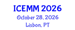 International Conference on Economy, Management and Marketing (ICEMM) October 28, 2026 - Lisbon, Portugal