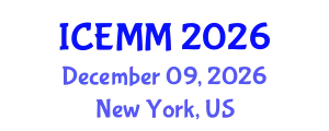 International Conference on Economy, Management and Marketing (ICEMM) December 09, 2026 - New York, United States