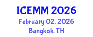 International Conference on Economy, Management and Marketing (ICEMM) February 02, 2026 - Bangkok, Thailand