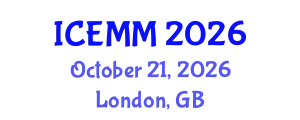 International Conference on Economy, Management and Marketing (ICEMM) October 21, 2026 - London, United Kingdom