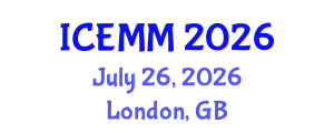 International Conference on Economy, Management and Marketing (ICEMM) July 26, 2026 - London, United Kingdom