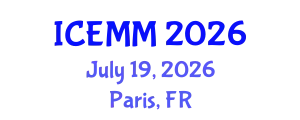 International Conference on Economy, Management and Marketing (ICEMM) July 19, 2026 - Paris, France