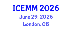 International Conference on Economy, Management and Marketing (ICEMM) June 29, 2026 - London, United Kingdom