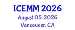 International Conference on Economy, Management and Marketing (ICEMM) August 05, 2026 - Vancouver, Canada