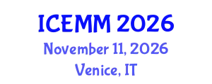 International Conference on Economy, Management and Marketing (ICEMM) November 11, 2026 - Venice, Italy