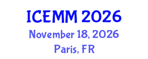 International Conference on Economy, Management and Marketing (ICEMM) November 18, 2026 - Paris, France
