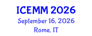 International Conference on Economy, Management and Marketing (ICEMM) September 16, 2026 - Rome, Italy