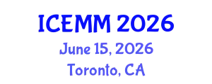International Conference on Economy, Management and Marketing (ICEMM) June 15, 2026 - Toronto, Canada