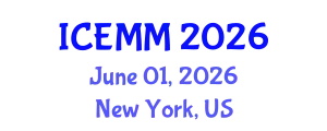 International Conference on Economy, Management and Marketing (ICEMM) June 01, 2026 - New York, United States
