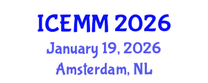 International Conference on Economy, Management and Marketing (ICEMM) January 19, 2026 - Amsterdam, Netherlands