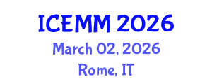 International Conference on Economy, Management and Marketing (ICEMM) March 02, 2026 - Rome, Italy
