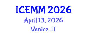 International Conference on Economy, Management and Marketing (ICEMM) April 13, 2026 - Venice, Italy