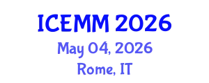 International Conference on Economy, Management and Marketing (ICEMM) May 04, 2026 - Rome, Italy