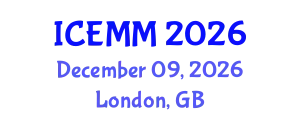 International Conference on Economy, Management and Marketing (ICEMM) December 09, 2026 - London, United Kingdom