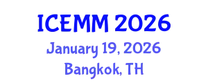 International Conference on Economy, Management and Marketing (ICEMM) January 19, 2026 - Bangkok, Thailand
