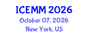 International Conference on Economy, Management and Marketing (ICEMM) October 07, 2026 - New York, United States