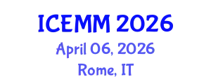 International Conference on Economy, Management and Marketing (ICEMM) April 06, 2026 - Rome, Italy