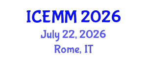 International Conference on Economy, Management and Marketing (ICEMM) July 22, 2026 - Rome, Italy
