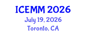 International Conference on Economy, Management and Marketing (ICEMM) July 19, 2026 - Toronto, Canada