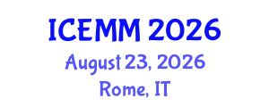 International Conference on Economy, Management and Marketing (ICEMM) August 23, 2026 - Rome, Italy