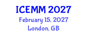 International Conference on Economy, Management and Marketing (ICEMM) February 15, 2027 - London, United Kingdom