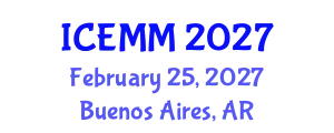 International Conference on Economy, Management and Marketing (ICEMM) February 25, 2027 - Buenos Aires, Argentina