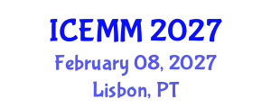 International Conference on Economy, Management and Marketing (ICEMM) February 08, 2027 - Lisbon, Portugal