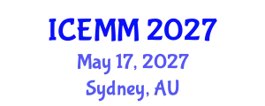 International Conference on Economy, Management and Marketing (ICEMM) May 17, 2027 - Sydney, Australia