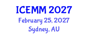 International Conference on Economy, Management and Marketing (ICEMM) February 25, 2027 - Sydney, Australia