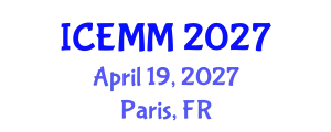 International Conference on Economy, Management and Marketing (ICEMM) April 19, 2027 - Paris, France