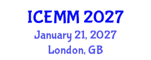 International Conference on Economy, Management and Marketing (ICEMM) January 21, 2027 - London, United Kingdom